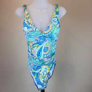 Lauren Ralph Lauren One Piece Bathing Suit Sz 6